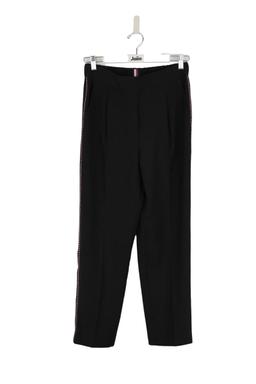 Pantalon droit Tommy Hilfiger noir