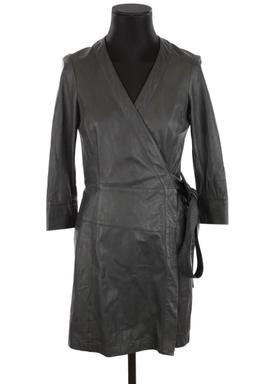 Robe Diane Von Furstenberg en cuir