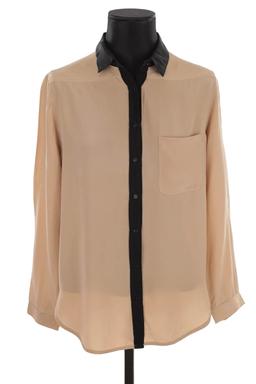 Chemise Sandro Beige