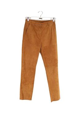 Pantalon slim Parosh en daim