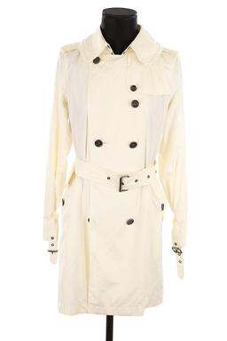 Trench-coat Burberry Blanc