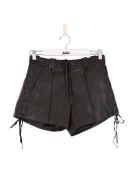 Mini short The Kooples en cuir