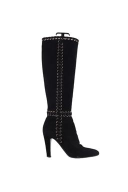 Bottes Prada en cuir