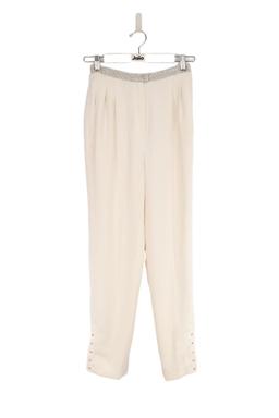 Pantalon droit Azzaro blanc