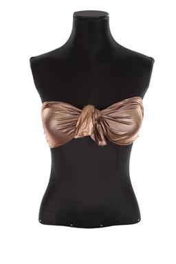 Haut de maillot de bain Albertine marron