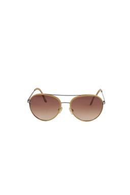 Lunettes d'aviateur Tod's marron