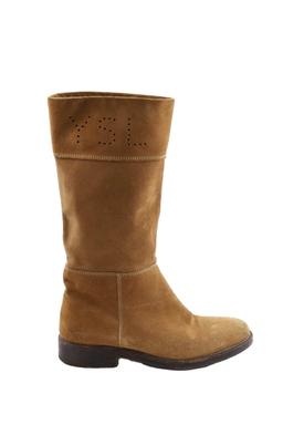 Boots Saint Laurent en daim