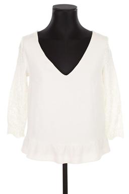 Blouse Sézane Blanc