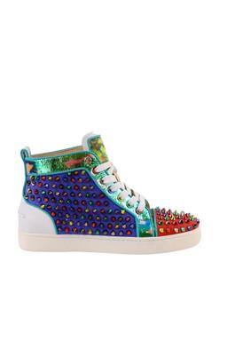 Baskets Lou Spikes Christian Louboutin en cuir