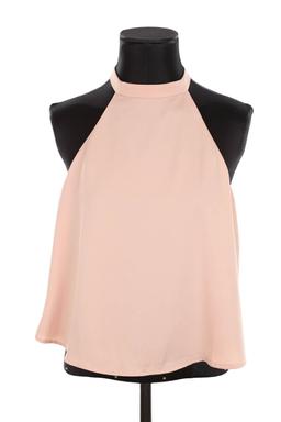 Top sans manche PLUME Rose