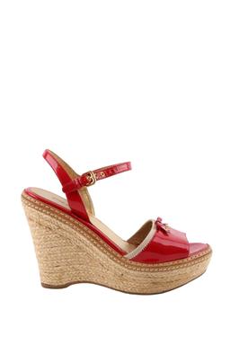 Espadrilles Prada en cuir verni