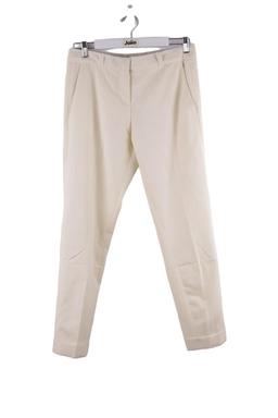 Pantalon droit Maje blanc