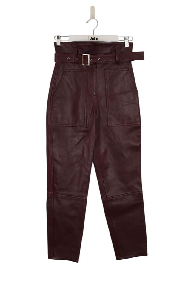 Pantalon droit Claudie Pierlot en cuir