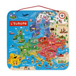 Puzzle Carte D'Europe Magnétique 40 Pièces