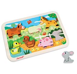 Chunky Puzzle 3D animaux de la ferme