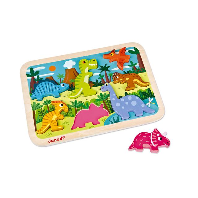 Chunky Puzzle Dinosaures 7 Pièces