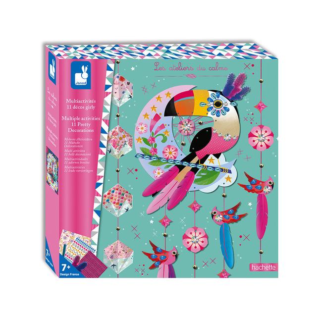 Kit Créatif - Coffret Multi-Activités 11 Décos Girly