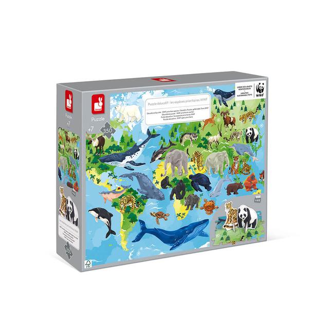 Puzzle Educatif : Les Especes Prioritaires WWF - 350 Pièces