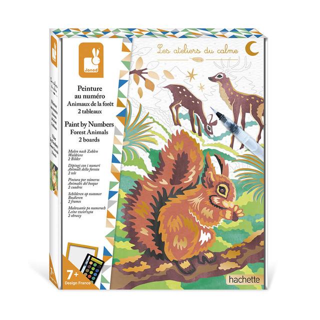 Kit Créatif - Peinture Par Numéro Animaux De La Forêt