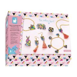 Kit Créatif - Coffret 7 Bijoux En Plastique Fou Geometrix À Crée