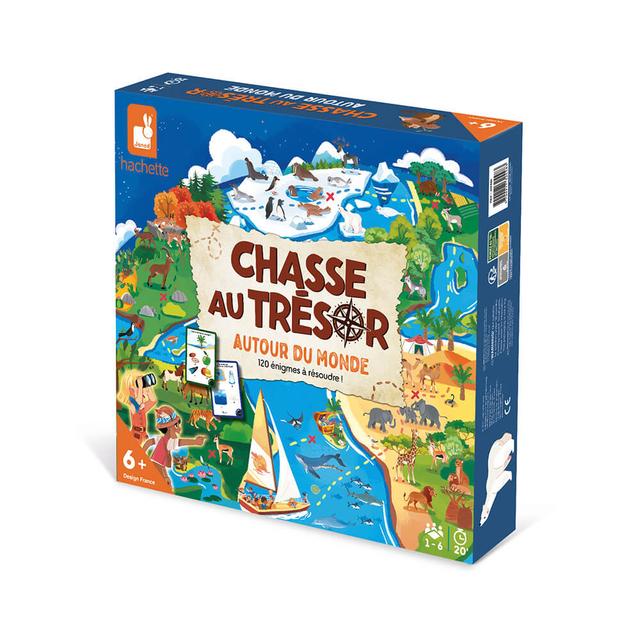 Jeu Chasse Au Trésor Autour Du Monde