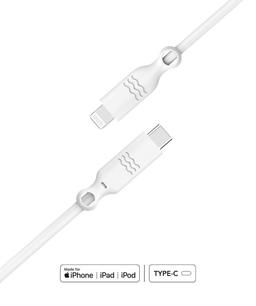 Câble Synchro et Charge USBC / Lightning Apple blanc 3A 1.2 m