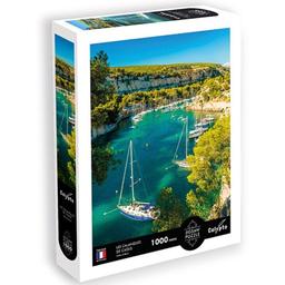 Puzzle 1000 pcs Les Calanques de Cassis : Côte d'Azur - Calypto