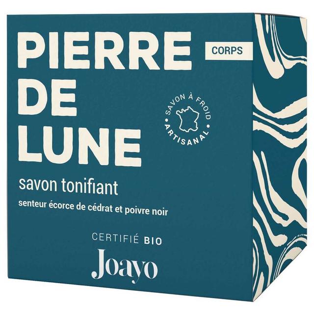 Savon tonifiant Pierre de Lune cédrat poivre noir 100g