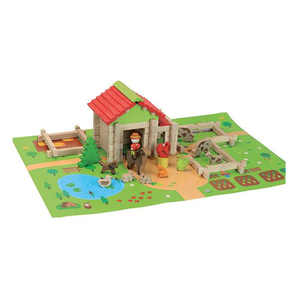 Ma premiere petite ferme en bois 80 pieces - Des 3 ans