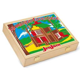 Mon Chalet en bois 135 pcs Coffret bois - Jeujura