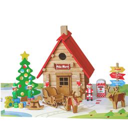 Le Chalet de Noël 90 pcs - Jeujura