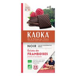 Tablette chocolat noir 55% Framboise 100g