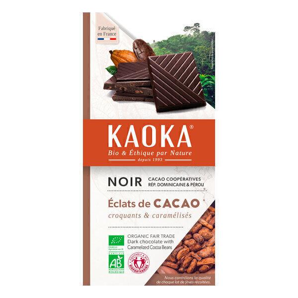 Tablette chocolat noir 70% Fèves Cacao 100g