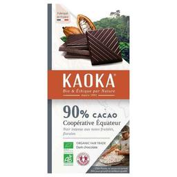 Tablette chocolat noir 90% Equateur 100g