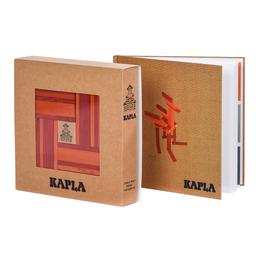 Coffret 40 planchettes rouges et orange avec livre d'art