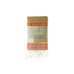 Fouta en coton biologique India Gold 100 x 200cm