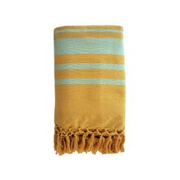 Fouta en coton biologique Sunflower - 90 x 160 cm