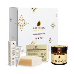 Coffret Cadeau Douceur de Karité bio - 3 Soins visage