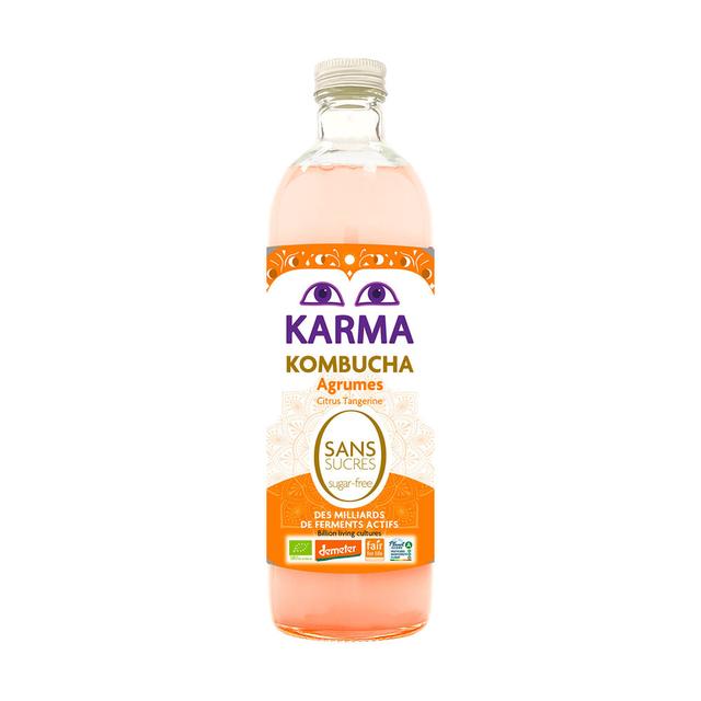 Kombucha agrumes sans sucres ajoutés 75cl