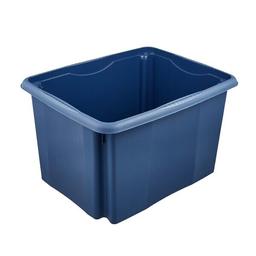 Bac de rangement bleu en plastique recyclé 30 litres