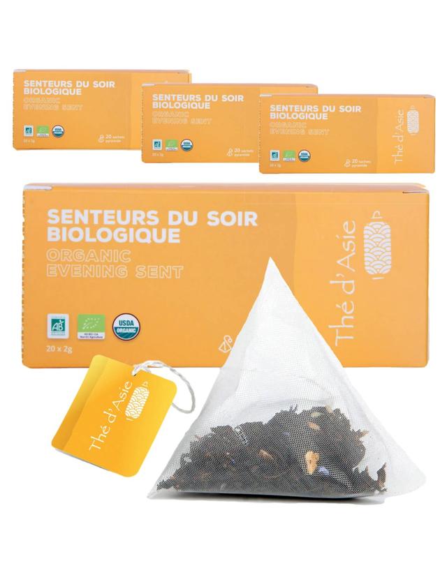 Thé blanc - Senteurs du soir - Biologique - Pack infusettes x80