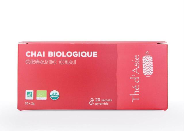 Thé noir bio du Sri Lanka - Chaï - Infusette - 20x2g