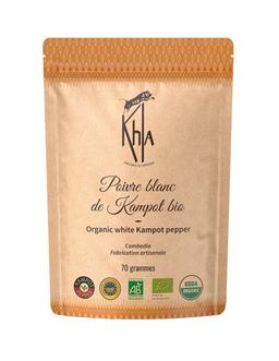 Poivre blanc de Kampot Bio 70g - IGP-Premium-en grains