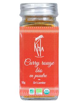 Curry rouge - Biologique - en poudre - 50g - Pot