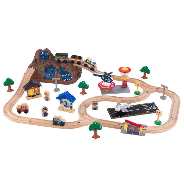 Circuit de train en bois bucket top mountain - Kidkraft