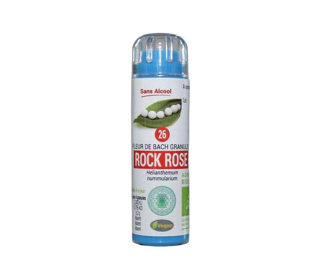 Fleur de Bach N° 26 ROCK ROSE Granules - 0% ALCOOL BIO-VEGAN