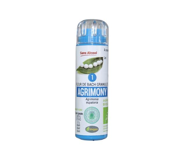 Fleur De Bach N° 1 AGRIMONY (Agrimoine) Granules- 0% Alcool BIO