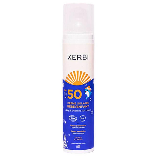 Crème solaire SPF50 sans parfum bébé et enfant - 100g