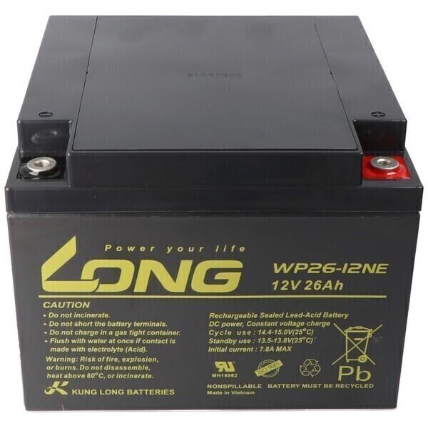 Kung Long WP26-12NE F6 batterie au plomb résistant aux cycles,