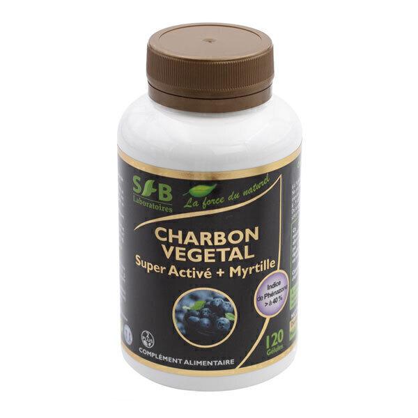 Charbon Vegetal Super Active Myrtille 120 Gelules